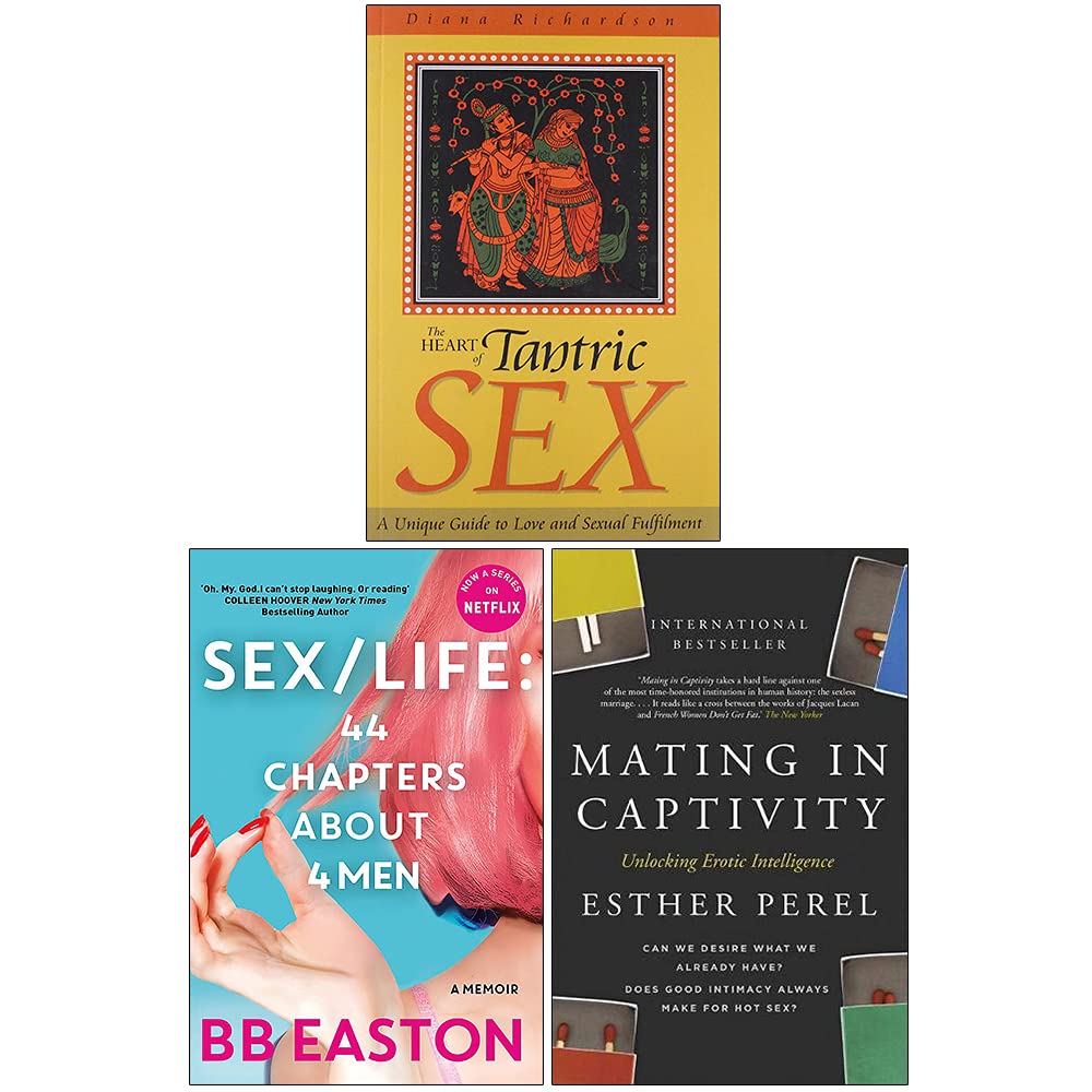 The Heart of Tantric Sex, Mating in Captivity, Sex/Life 44 Chapters About 4  Men 3 Books Collection Set | The Book Bundle