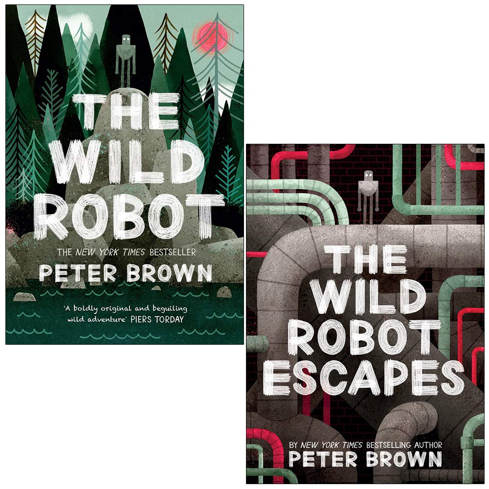 Wild Robot Series 2 Books Collection Set by Peter Brown (The Wild Robot ...