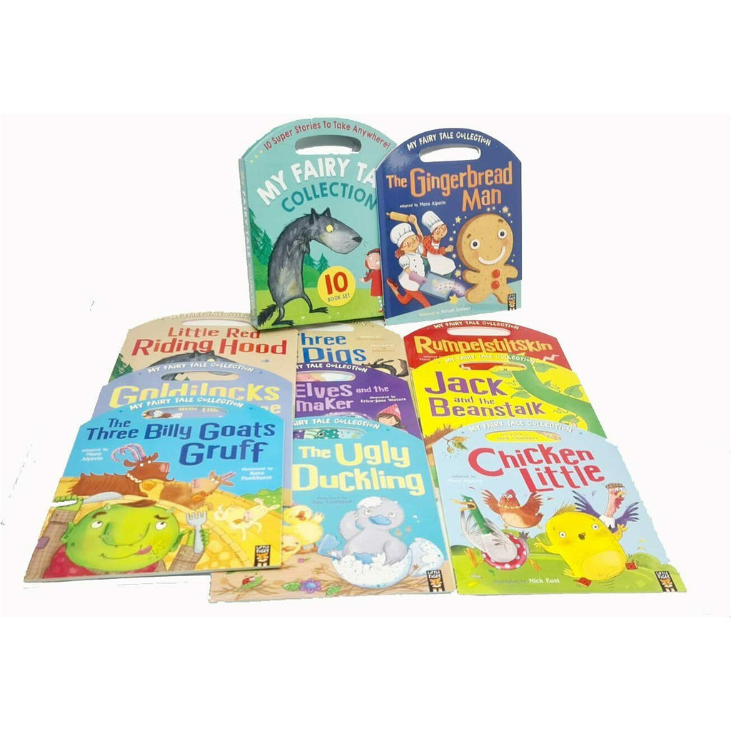 Fairytale Classics 10 Picture Flat Children Books Collection Set