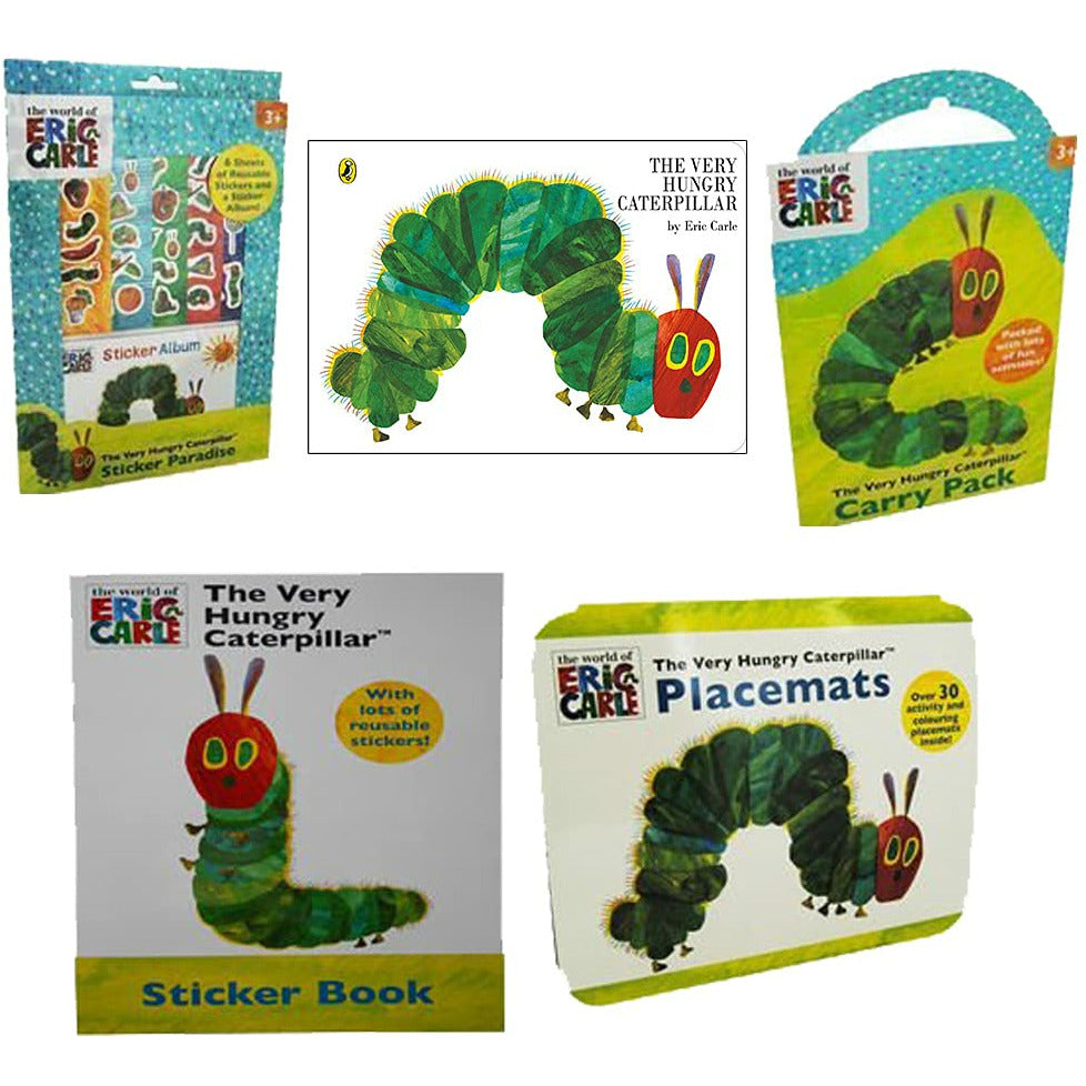 Very Hungry Caterpillar 5 Books Collection Set By Eric Carle ...