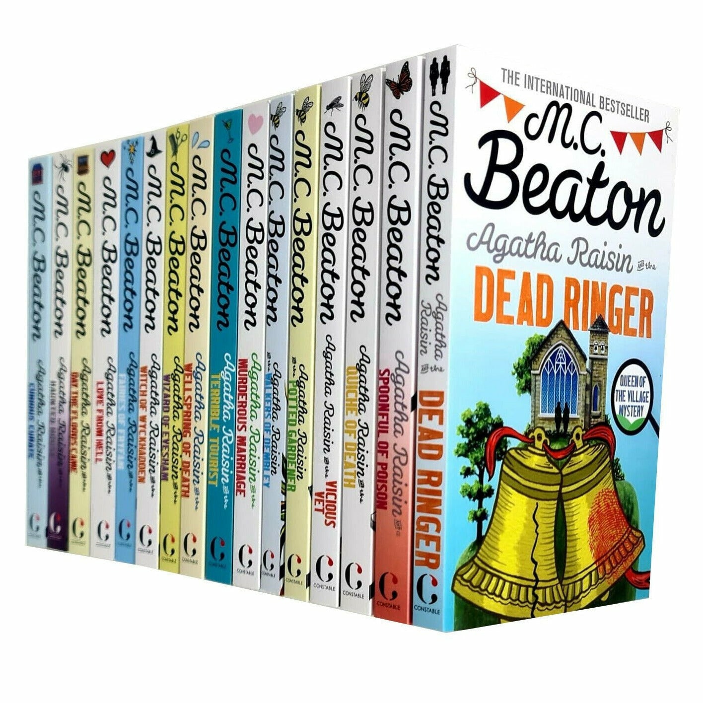 M C Beaton Agatha Raisin Series 8-14 Collection 7 Books Set (Wizard of