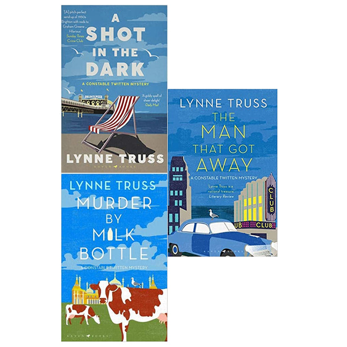 Lynne Truss 3 Books Collection Set (Shot in the Dark,Murder by Milk Bottle,Man That Got Away) - The Book Bundle