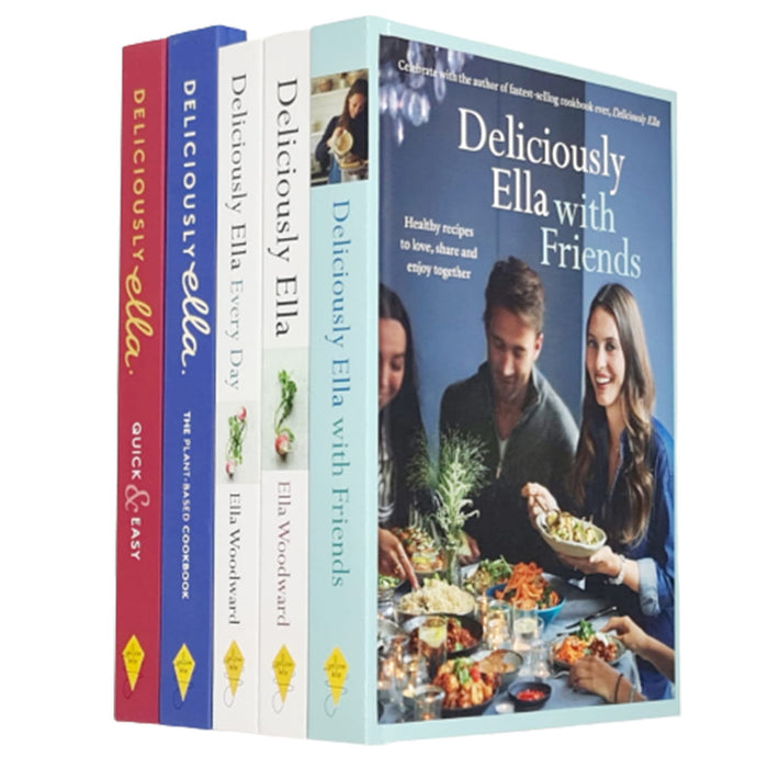 Deliciously Ella Collection By Ella Mills 5 Books Set(Awesome,Every day,Plant ,Friends,Quick & Easy) - The Book Bundle