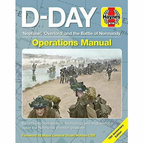 Royal Marines Fitness Manual  & D-Day Operations Manual 2 Books Collection Set - The Book Bundle