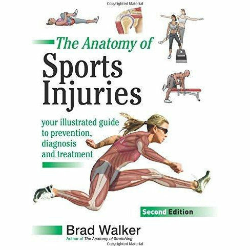 Anatomy of Stretching and The Anatomy of Sports Injuries 2 Books Collection With Gift Journal - The Book Bundle