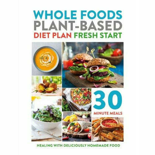 Natural Flava, Happy Healthy Gut, Whole Foods Plant-Based 3 Books Set - The Book Bundle