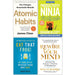 Atomic Habits, How to be a Productivity Ninja, Eat That Frog, Rewire Your Mind 4 Books Collection Set - The Book Bundle