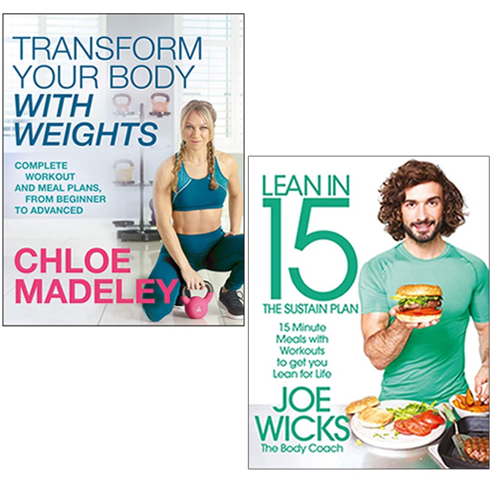 Transform Your Body With Weights, Lean in 15 The Sustain Plan 2 Books  Collection Set