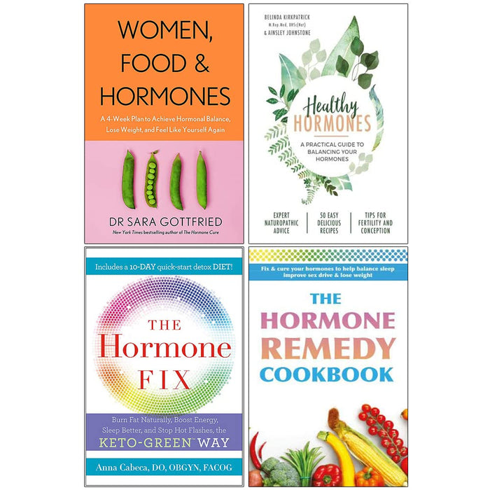 Women Food and Hormones, Healthy Hormones, The Hormone Fix, The Hormone Remedy Cookbook 4 Books Collection Set - The Book Bundle