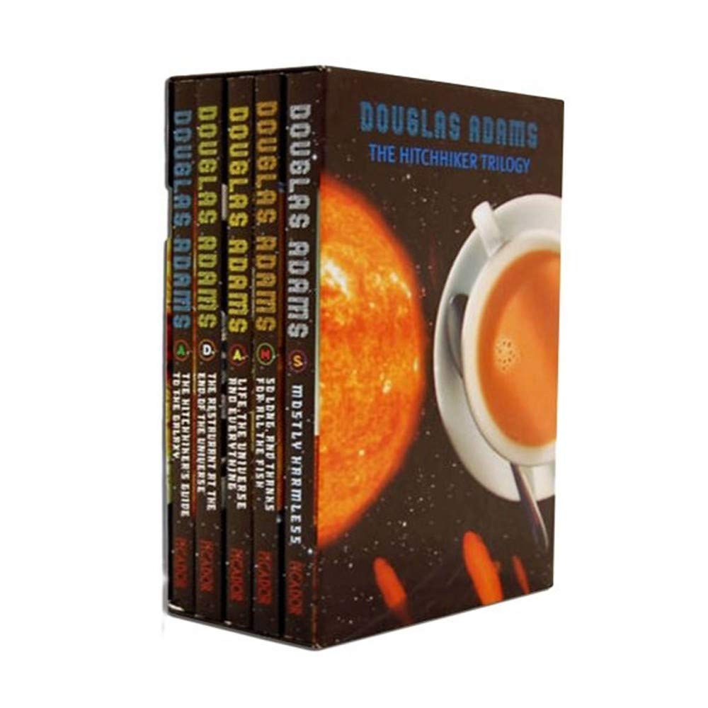 to　Galaxy　Book　Set　by　Books　The　Trilogy　the　NEW　Hitchhikers　Adam　Douglas　Guide　Box　Bundle