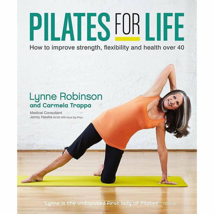 The Pilates Bible & Pilates for Life By Lynne Robinson 2 Books Collection Set - The Book Bundle