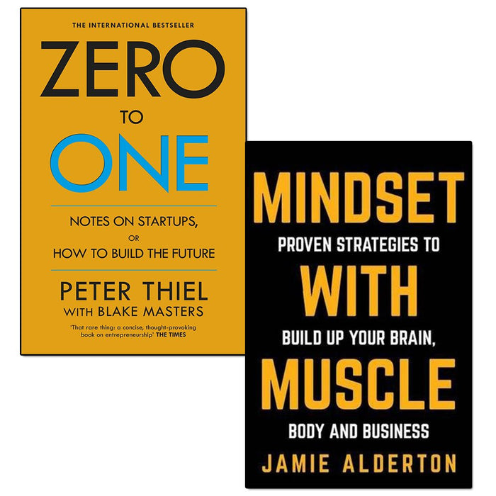 zero to one and mindset with muscle 2 books collection set - The Book Bundle