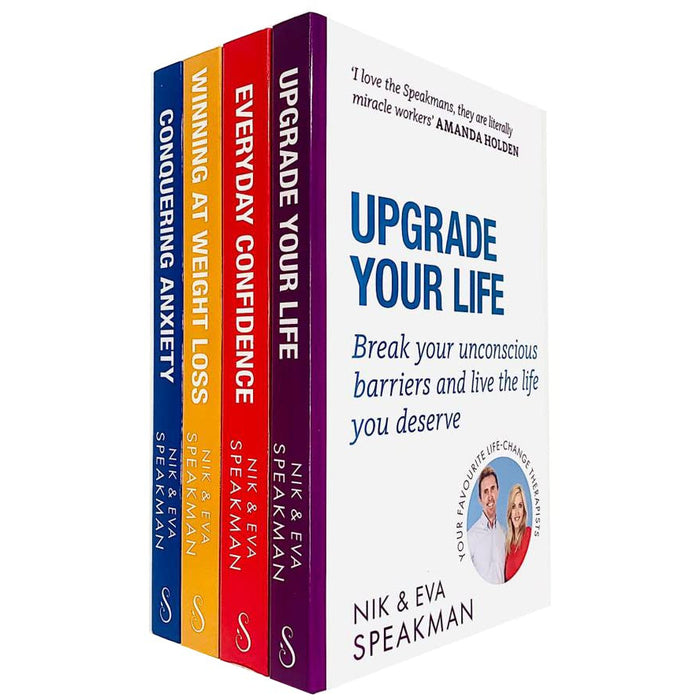 Nik & Eva Speakman 4 Books Collection Set (Conquering Anxiety, Winning at Weight ) - The Book Bundle