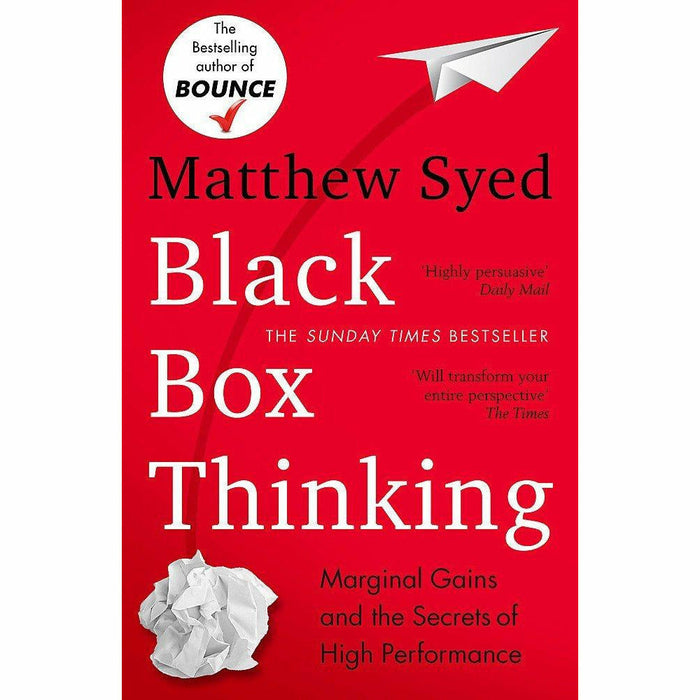 chimp paradox,mindset with muscle and black box thinking 3 books collection set - The Book Bundle