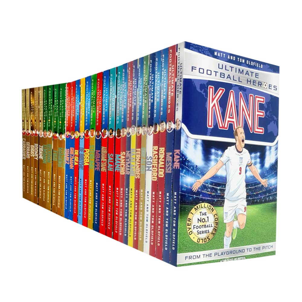 Ultimate & Classic Football Heroes MEGA 30 Books Collection Set