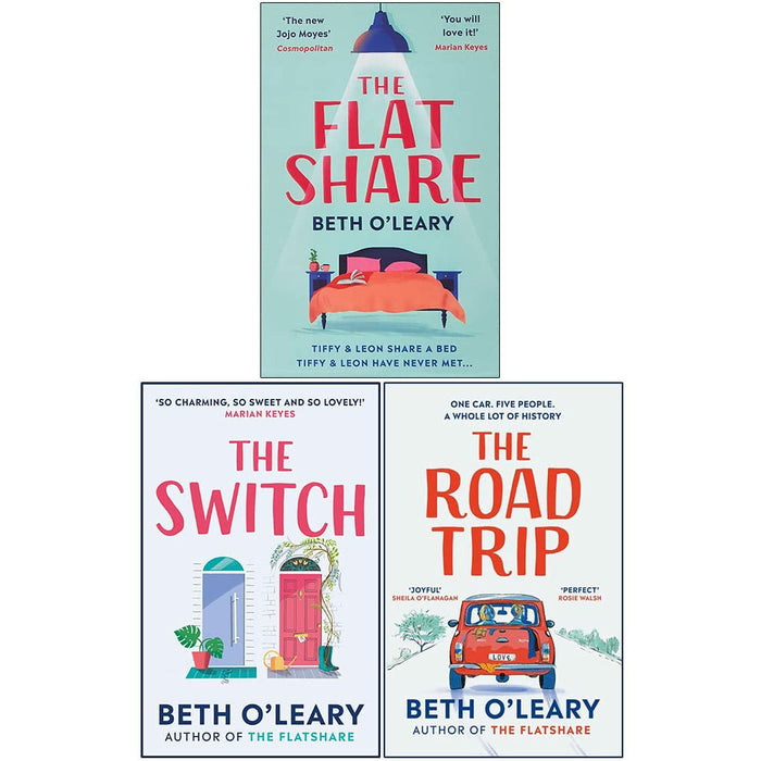 Beth O'Leary 3 Books Collection Set (The Flatshare, The Switch, The Road Trip) - The Book Bundle