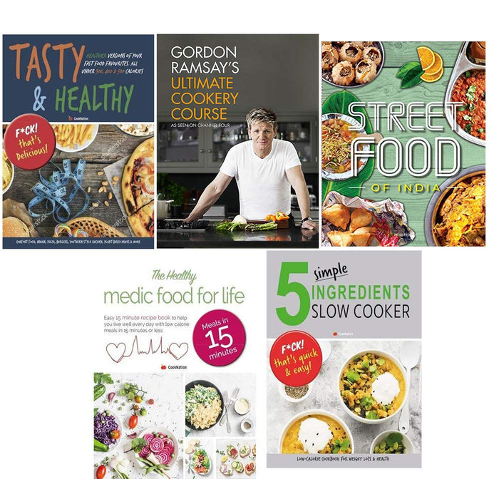 Ultimate , tasty, indian, food medic for life, 5 simple 5 books collections set - The Book Bundle