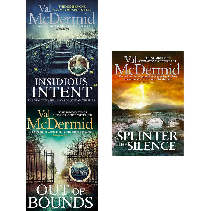 tony hill and carol jordan collection 3 books set by val mcdermid - The Book Bundle