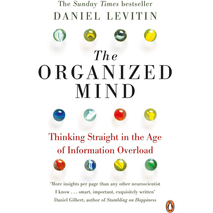 The Organized Mind, The Power of Habit, Thinking Fast and Slow 3 Books Collection Set - The Book Bundle