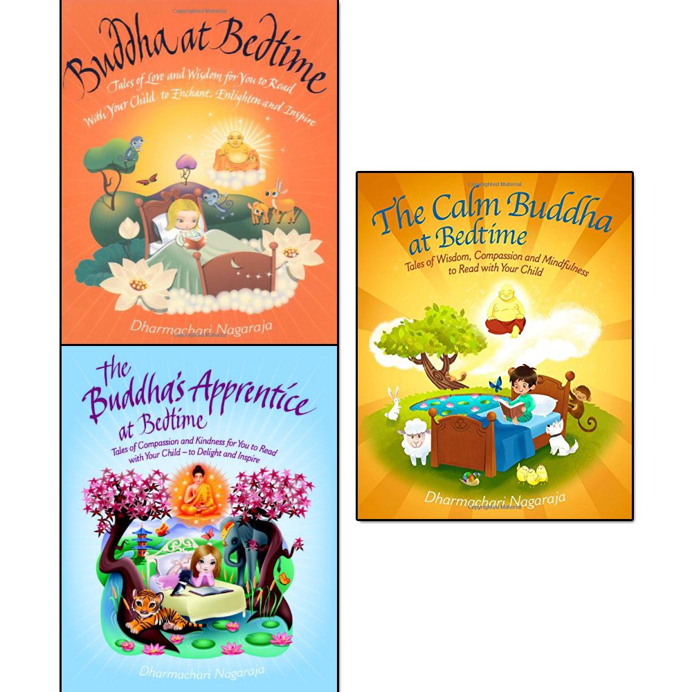 buddha at bedtime, the buddhas and the calm 3 books collection set