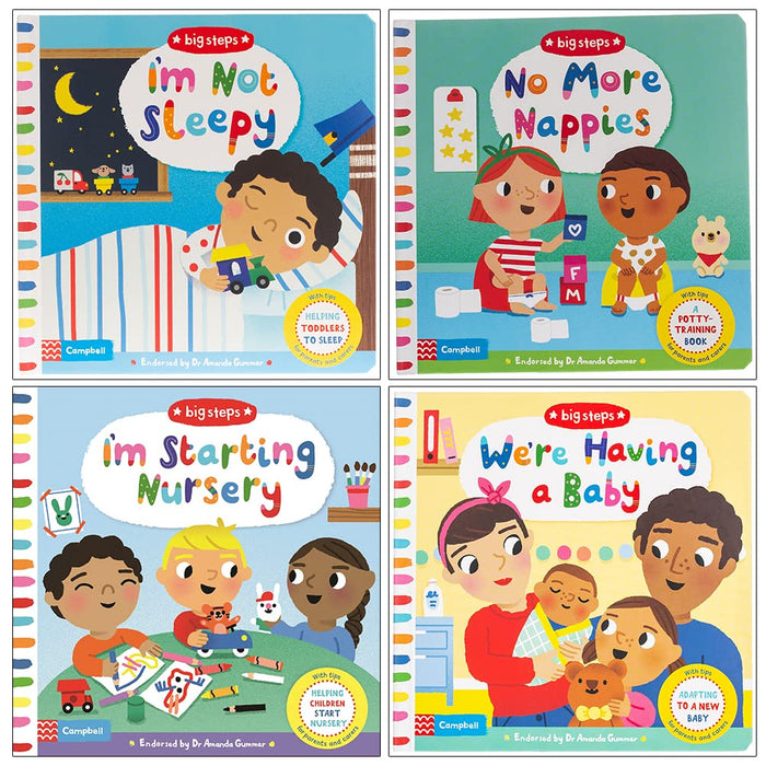 Campbell Big Steps Series 1-4 Books Collection Set By Campbell Books (I ...