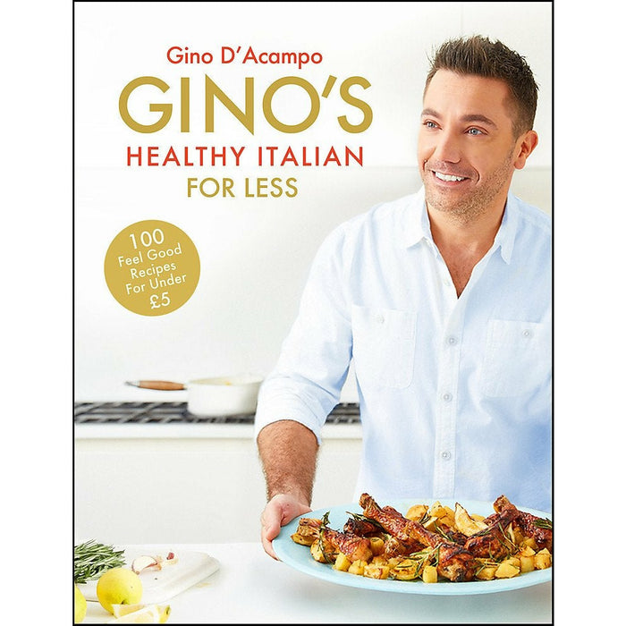 Gino's Italian 2 Books Set (Gino's Healthy Italian for Less, Gino's Italian Adriatic Escape) - The Book Bundle