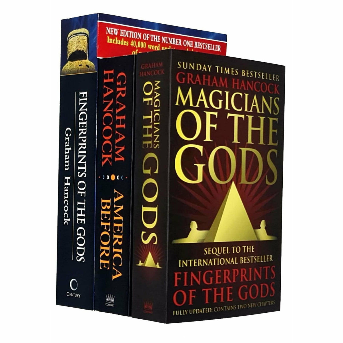 2 Books Collection Set (Magicians of the Gods: The Forgotten Wisdom of  Earth's Lost Civilisation & America Before: The Key to Earth's Lost