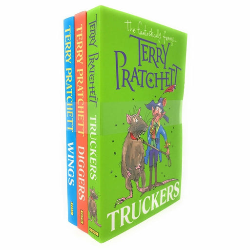 Terry Pratchett The Nomes 3 Books Collection Pack Set RRP: £20.36 (Truckers, Diggers, Wings) - The Book Bundle