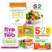 Longevity diet, 5 2 diet recipe book, five two for a new you, 5 2 diet meals for one and 5 2 cookbook 5 books collection set - The Book Bundle