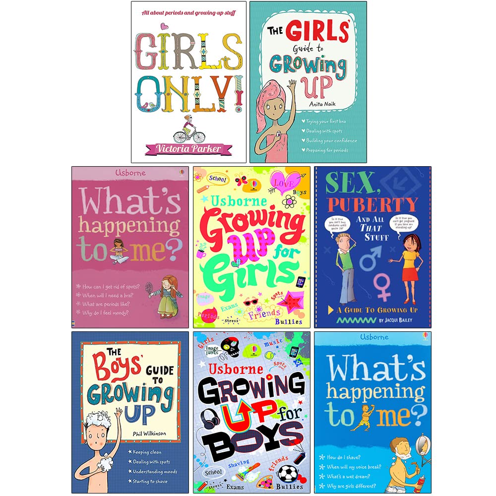 Growing Up For Boys & Girls 8 Books Collection Set | The Book Bundle