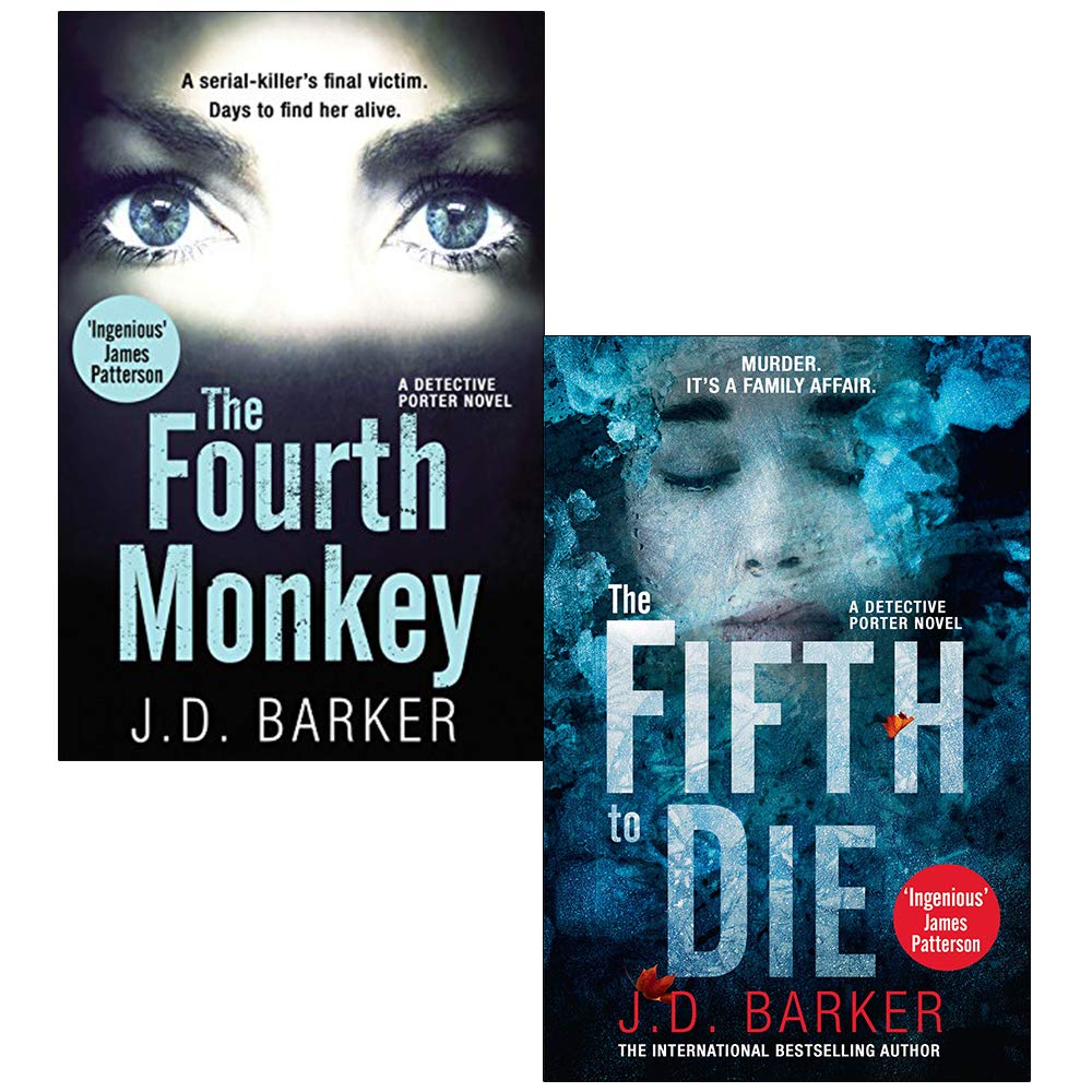 J.D. Barker Collection 2 Books Set The Fourth Monkey The Fifth