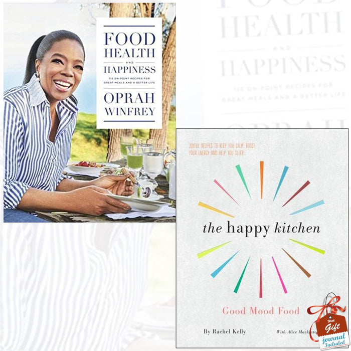 Food, Health and Happiness and The Happy Kitchen 2 Books Bundle Collection With Gift Journal - 115 On Point Recipes - The Book Bundle