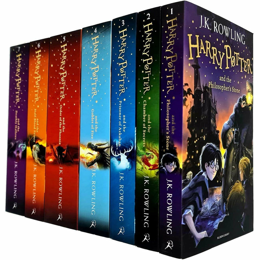 Harry Potter Series 1 - 7 Books Collection Box Set by J. K. Rowling