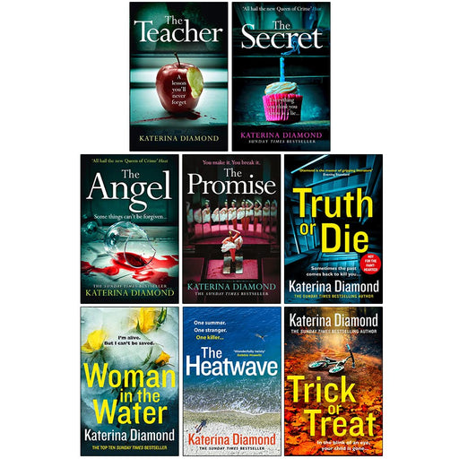 Katerina Diamond Collection 8 Books Set (The Teacher, The Secret, The Angel - The Book Bundle