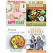 Happy Vegan [Hardcover], Plant Based Cookbook, The Vegan Longevity Diet, The Hairy Dieters Go Veggie 4 Books Collection Set - The Book Bundle