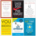 How Will You Measure Your Life, Shoe Dog, 10% Happier, You Are a Badass, Life Leverage, Eat That Frog Collection 6 Books Set - The Book Bundle