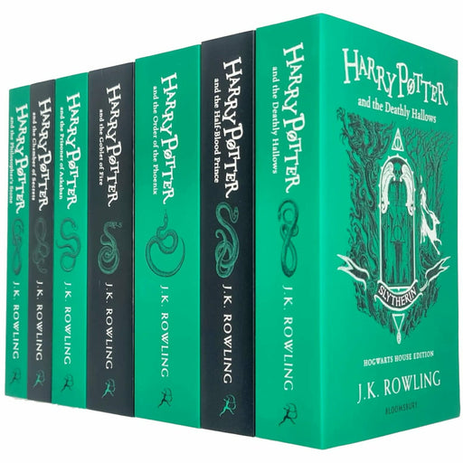 Harry Potter House Slytherin Edition Series Collection 7 Books Set By J.K. Rowling - The Book Bundle