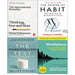 Thinking Fast and Slow, Power of Habit, Marshmallow Test, Mindfulness 4 Books Collection Set - The Book Bundle