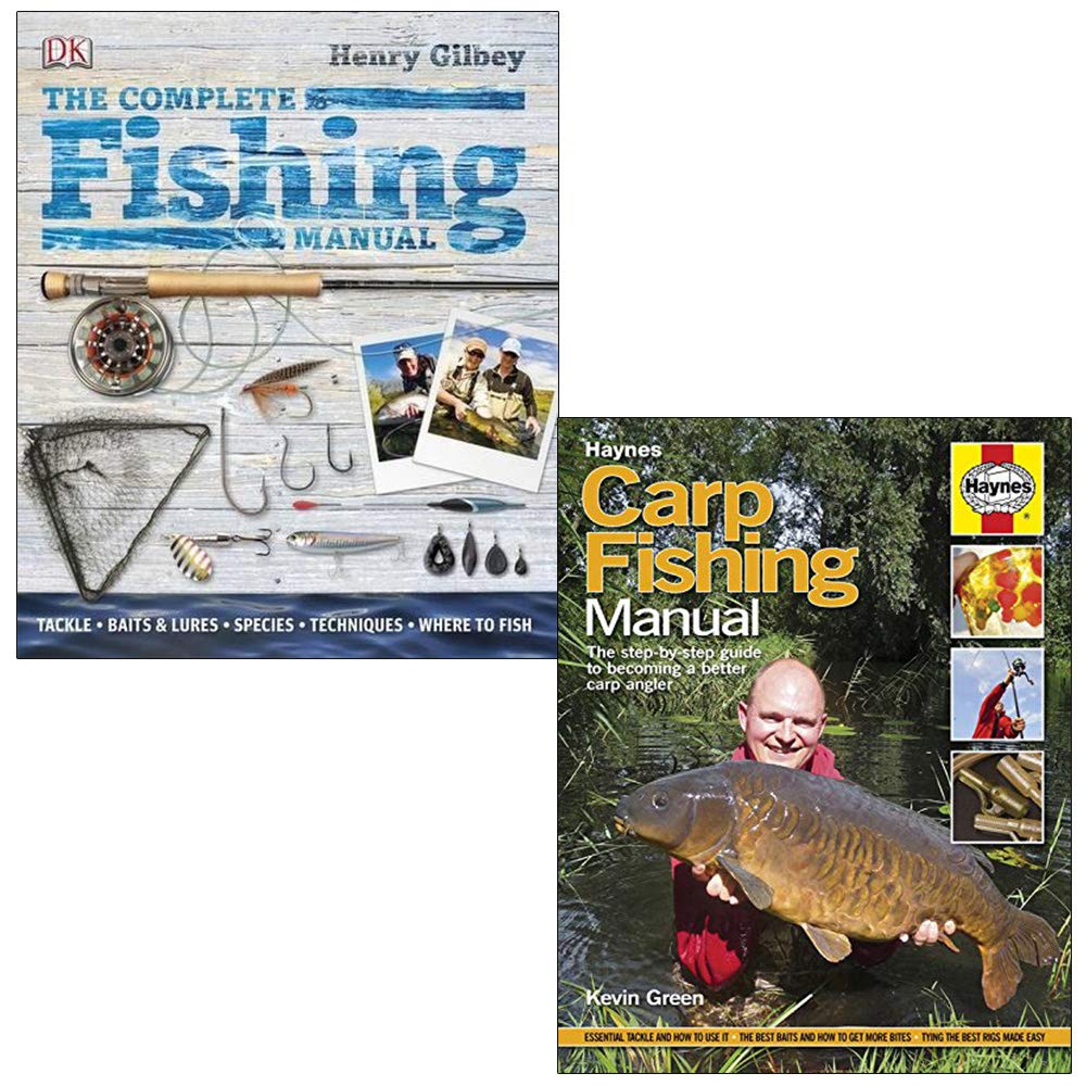 The Complete Fishing Manual, Carp Fishing Manual 2 Books Collection Set