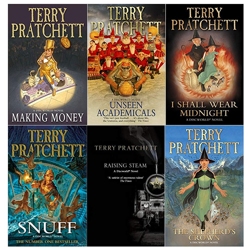 Terry Pratchett Discworld Novels Series 8 : 6 Books Collection Set