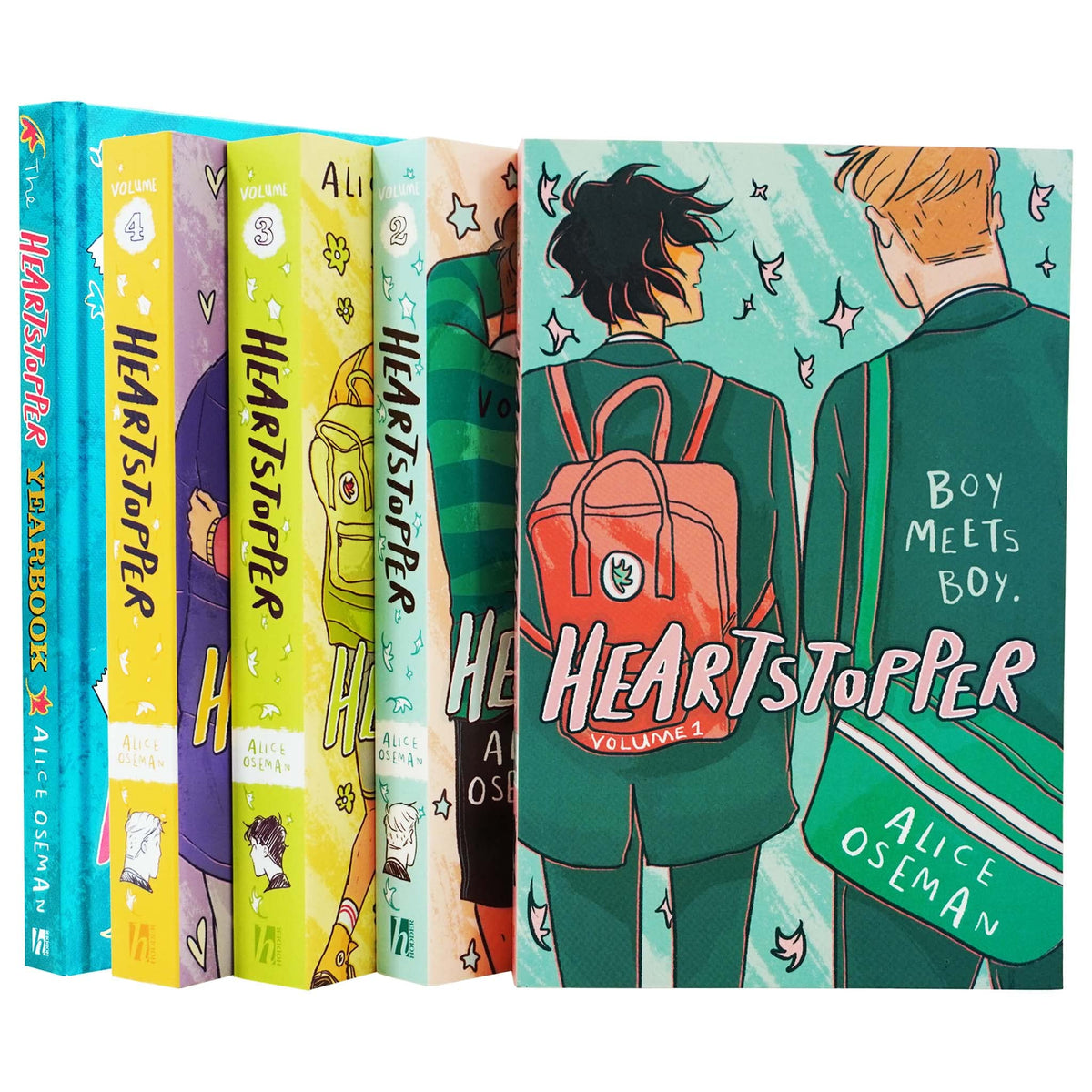 Heartstopper Vol 1-4 deals book collection