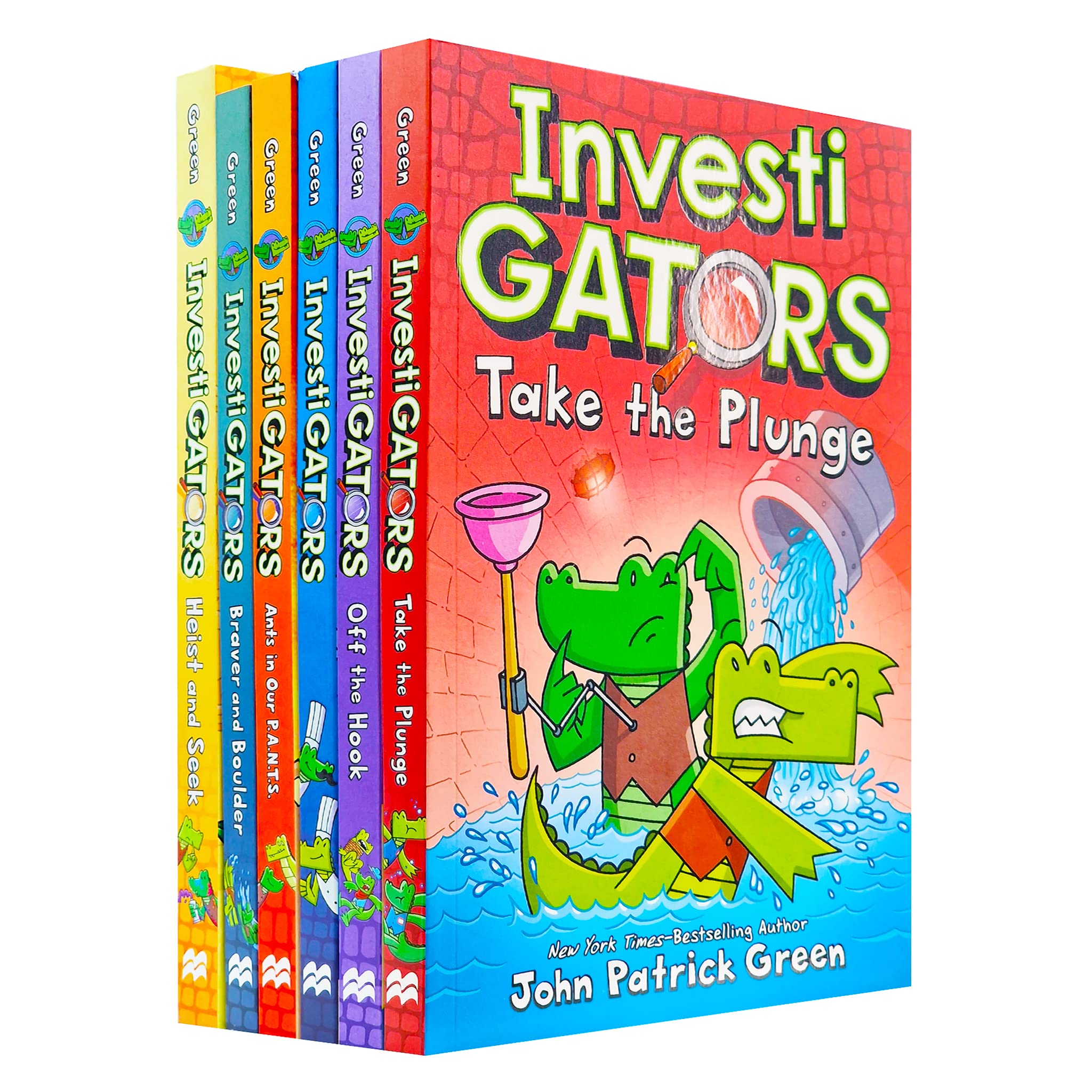 InvestiGators Series 4 Books Collection Box Set By John Patrick Green