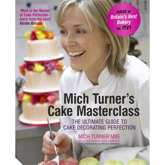 Mich Turner 2 Books Collection Set Mich Turner's Cake School & Mich Turner's Cake Masterclass - The Book Bundle