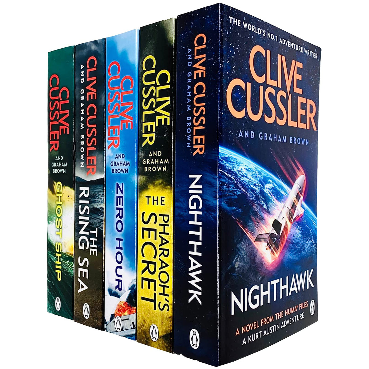 Clive Cussler 6 Books Collection Set (Zero Hour, Ghost Ship, The ...