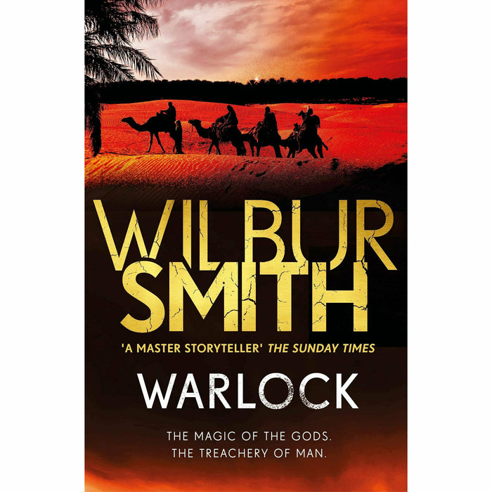 Wilbur Smith Egyptian Series 6 Books Bundle Collection Set (Desert God, The Quest, Warlock, The Seventh Scroll, River God, Pharaoh ) - The Book Bundle