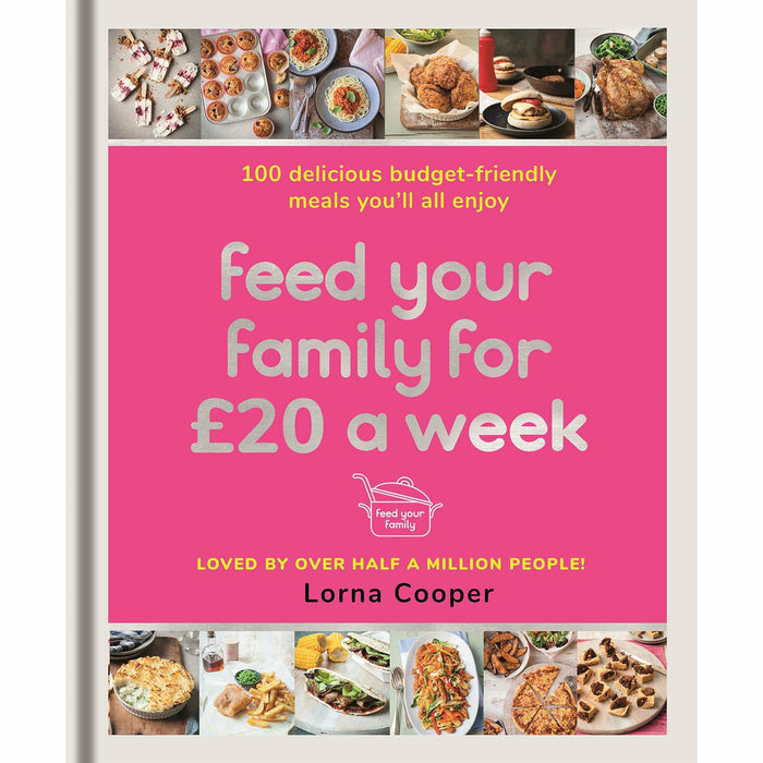 Feed Your Family For £20 a Week, Super Easy One Pound Family Meals, MIND OVER CLUTTER, Twochubbycubs 4 Books Collection Set - The Book Bundle