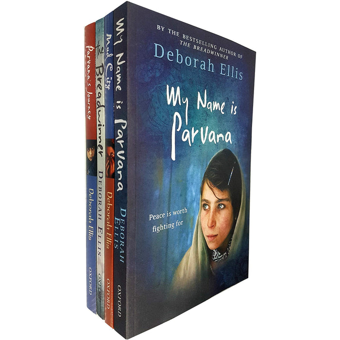 Deborah Ellis Collection 4 Books Set (My Name Is Parvana, Mud City) - The Book Bundle