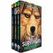 Erin Hunter Survivors Series 3 Books Collection Set (Darkness Falls, A Hidden Enemy) - The Book Bundle