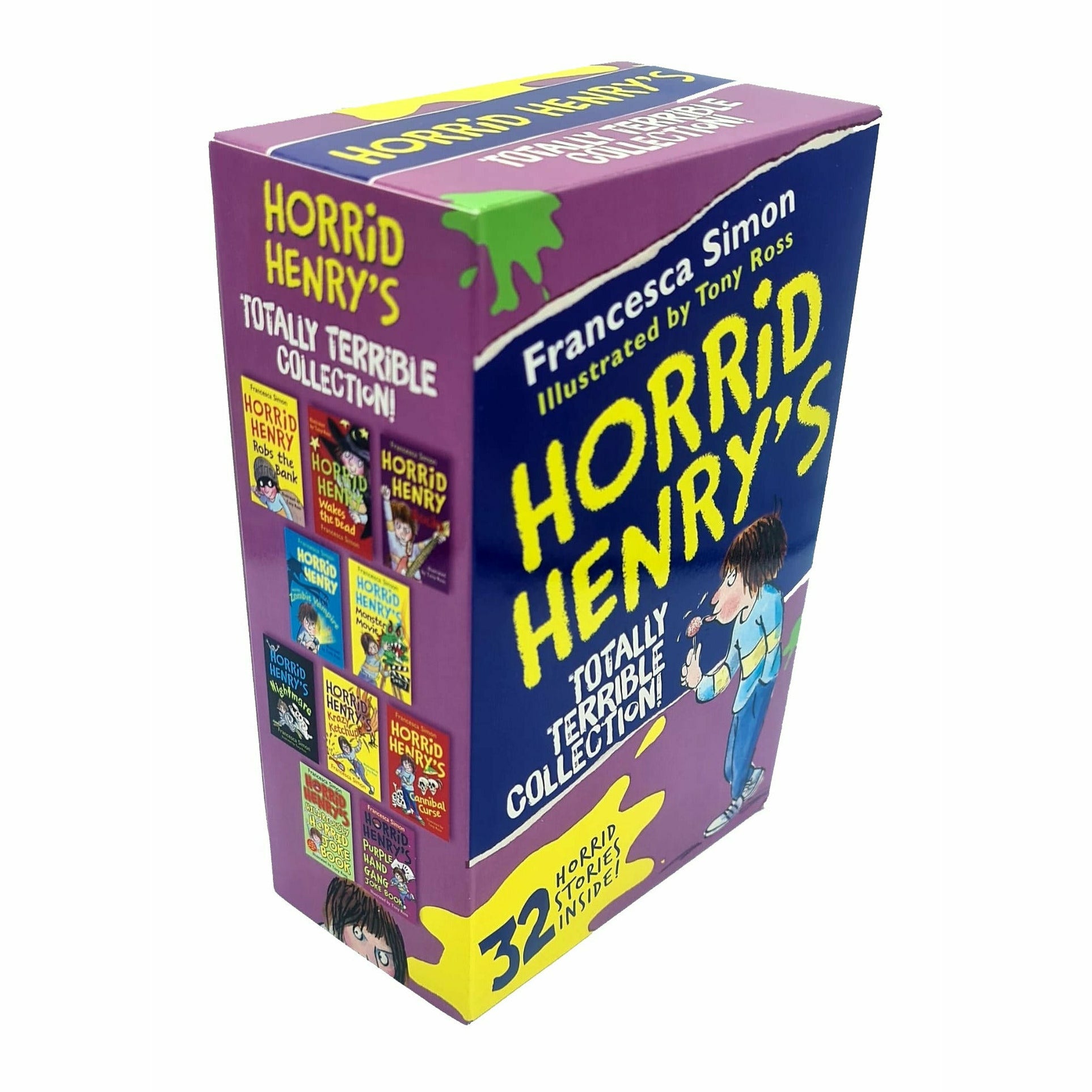 Horrid Henry's Totally Terrible Collection 10 Books Box Set By 