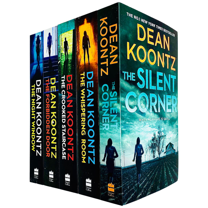 Jane Hawk Thriller Series 5 Books Collection Set by Dean Koontz (Silent Corner, Whispering Room, Crooked Staircase, Forbidden Door & Night Window - The Book Bundle